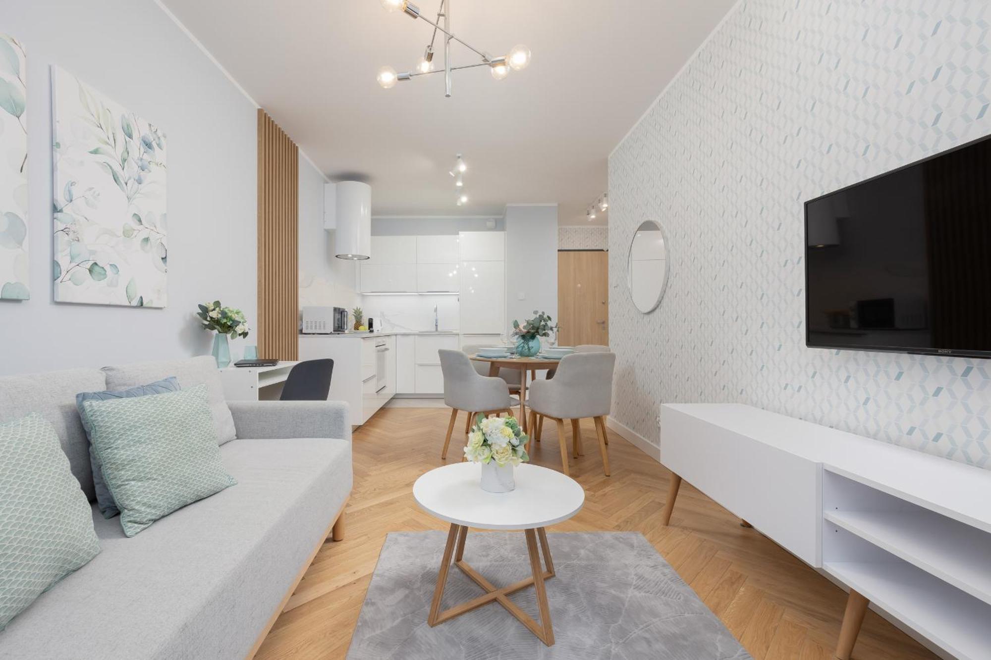 Zajezdnia Wrzeszcz Modern & Stylish Apartment Gym Gdansk By Noclegi Renters Bagian luar foto