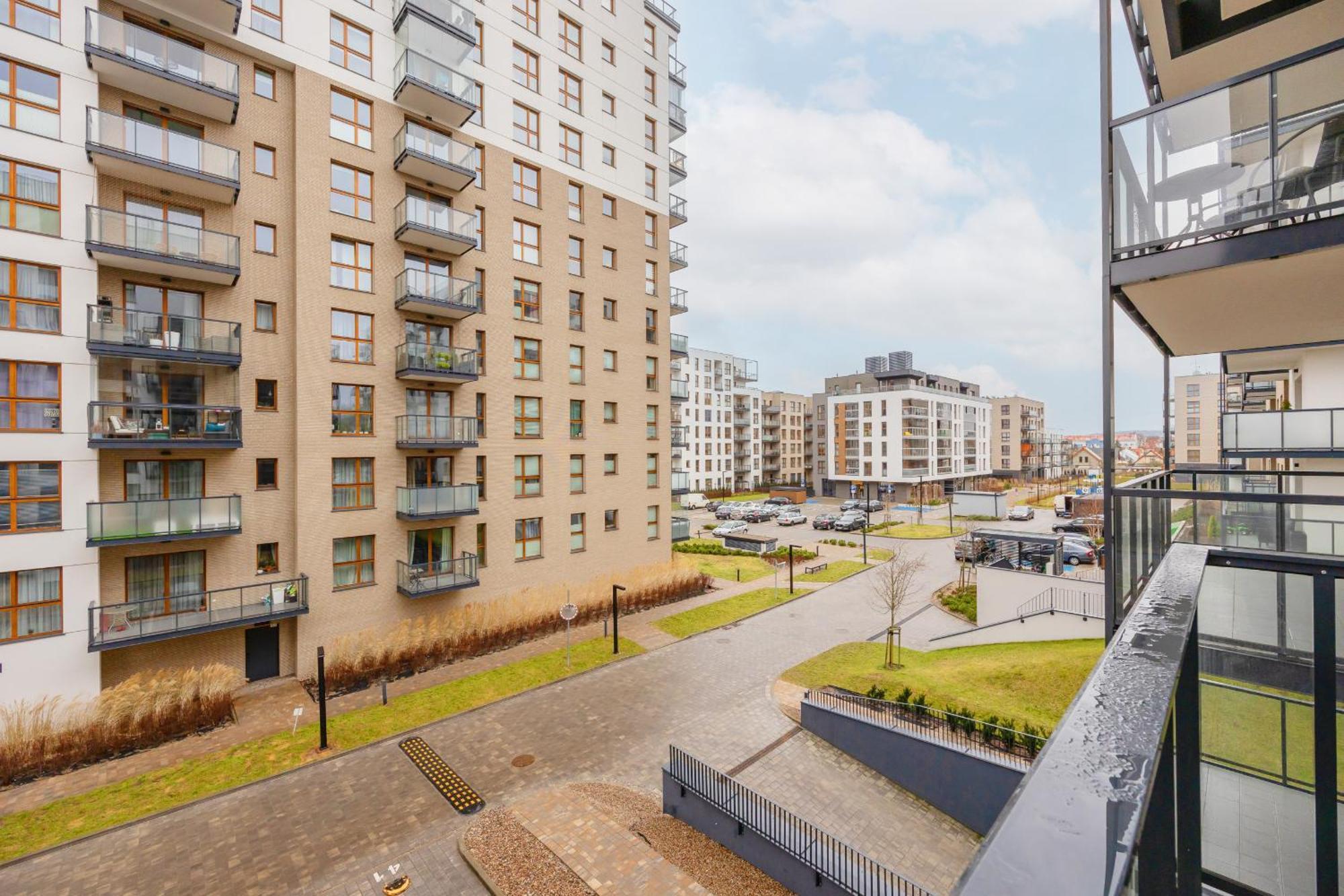 Zajezdnia Wrzeszcz Modern & Stylish Apartment Gym Gdansk By Noclegi Renters Bagian luar foto